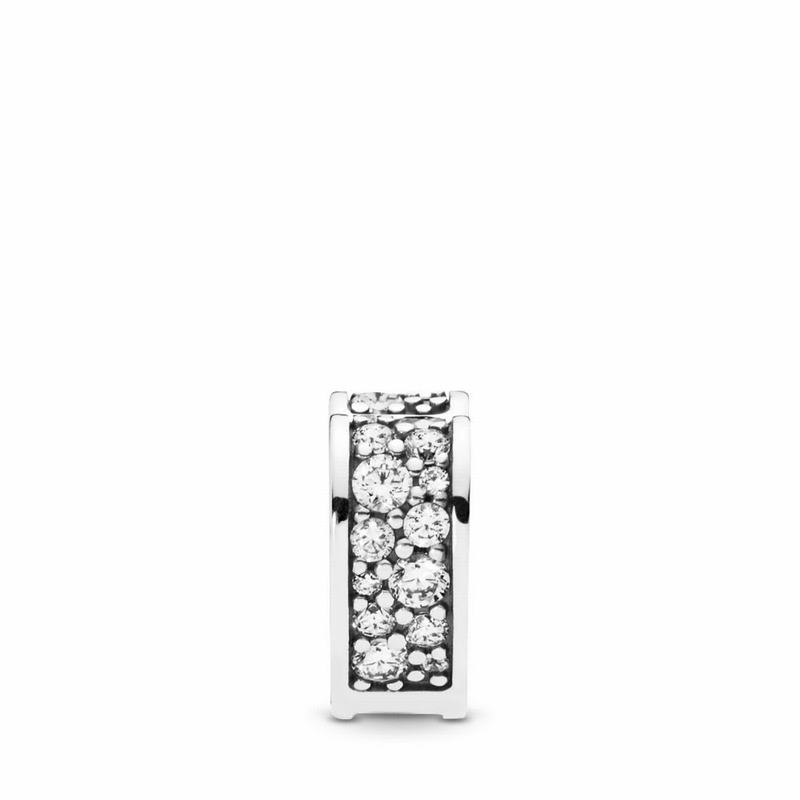 Pandora Sparkling Arcs of Love Clip Charm NZ, Sterling Silver (372698-FDV)